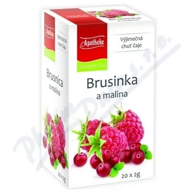 Apotheke čaj SEL BRUSNICA MALINA 20 x 2 g