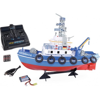 Carson RC Coastguard TC-08 loď modrá RTR 2,4GHz 1:24