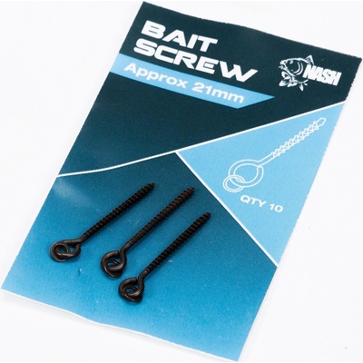 Kevin Nash Držák nástrahy Bait Screws Metal 21mm 10ks