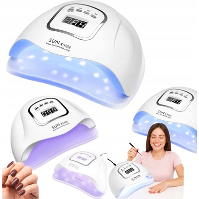 MollyLux X5 MAX UV/LED lampa na nehty 120W Bílá – Zboží Dáma