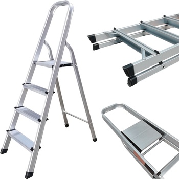 Pepita домакинска алуминиева стълба 4 степени, 128 см (JD-Y004)