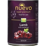 nuevo Cat Senior Lamb за възрастни котки над 7 години агне с боровинки 400gr