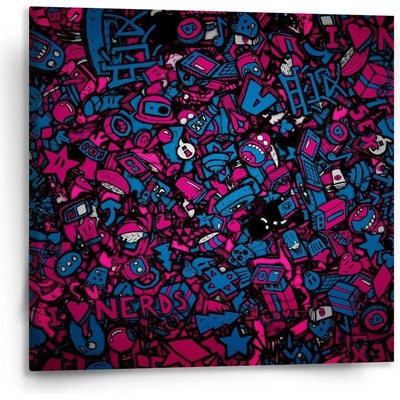 Sablio Obraz Kreslené obrázky - 110x110 cm