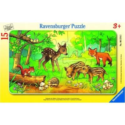 Ravensburger Mláďata v lese 15 dílků