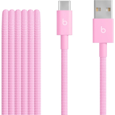 Beats MK8R4EE-A USB-A / USB-C Woven 1,5m růžový