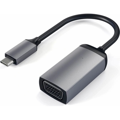 Satechi Кабел Satechi Aluminum, от USB-C(м) към VGA(ж), 9cm, тъмносив (ST-TCVGAM)