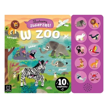 Aksjomat Słuchamy zwierząt! W zoo 10 odgłosów | Bator Agnieszka