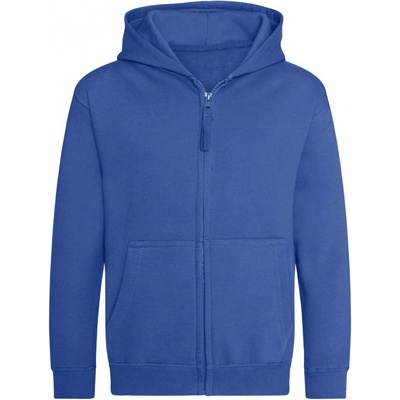 Just Hoods dětská mikina na zip College královská modrá