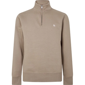 Jack Wills Блуза Jack Wills Jack Barchester Quarter Zip Sweatshirt - Fawn