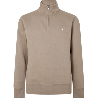 Jack Wills Блуза Jack Wills Jack Barchester Quarter Zip Sweatshirt - Fawn