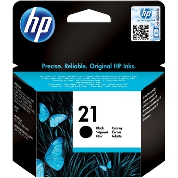 HP 21 оригинална мастилена касета C9351AE UUS, черна със стандартен капацитет 5ml, 190 страници, 1 опаковка (C9351AE#UUS)