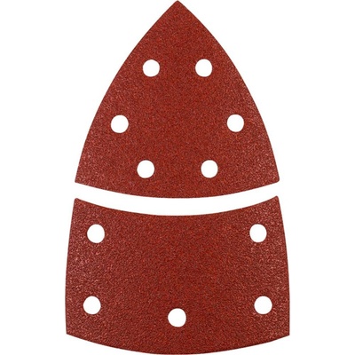 kwb 496124 brúsny papier pre delta brúsky Zrnitosť 240 (d x š) 62, 93 mm, mm x 100 mm 5 ks