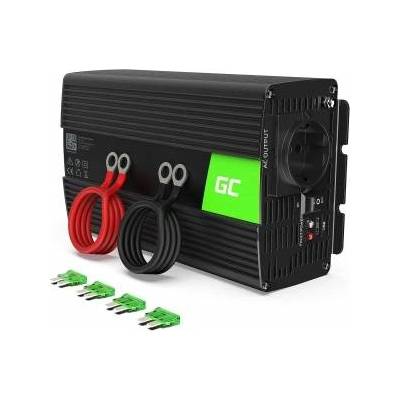 Green Cell PRO 500W/1000W 12V to 230V Pure Sine Volt Car Voltage Converter Inverter Converter Pure Sine Wave Power Solar Inverter DC AC Converter Current Converter