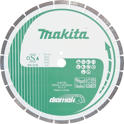 Makita D-80139 350x25.4mm diamantový řezný kotouč Diamak