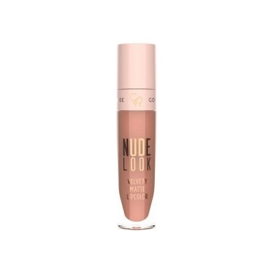 Golden Rose Nude look velvety matte lipcolor rtěnka s matným efektem na rtech 01 just nude 5,5 ml