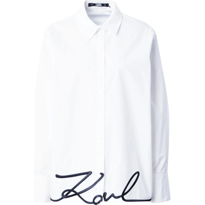 KARL LAGERFELD Блуза бяло, размер 44