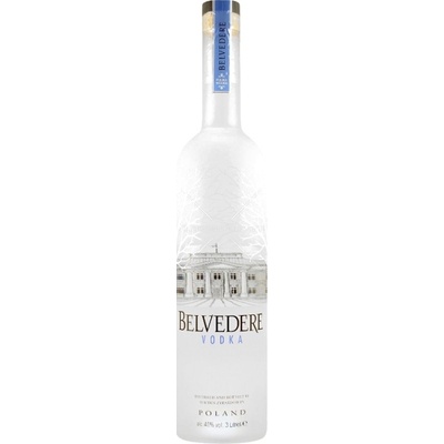 Belvedere Pure LED 40% 3 l (čistá fľaša)