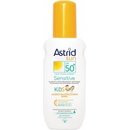 Přípravky na opalování Astrid Sun Sensitive Kid SPF50+ mléko na opalování spray 150 ml