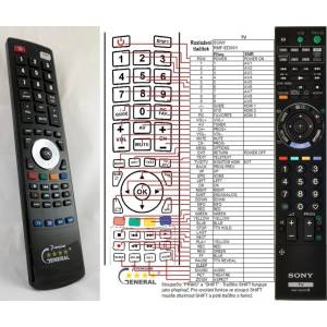 GENERAL SONY RMF-ED001 - съвместимо дистанционно управление на марката General (RMF-ED001) Дистанционно
