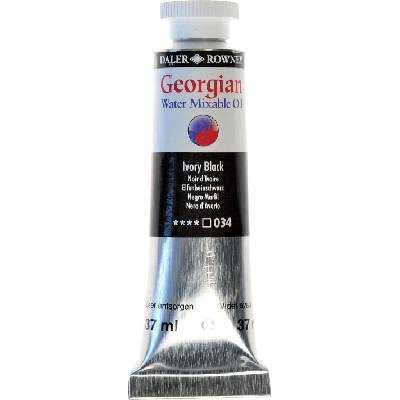 Daler Rowney Georgian Маслена боя Ivory Black 37 ml 1 бр (119037034)
