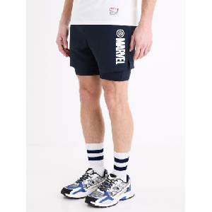 Celio Тъмно сини спортни шорти Celio Marvel Captain America Celio | Sin | МЪЖЕ | S