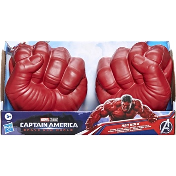 Image 1 of Hasbro Комплект за игра Hasbro Avengers - Ръкавици Red Hulk, 2 броя, червени (G0070)