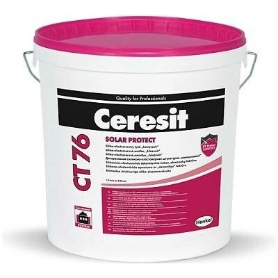 CERESIT CT76 1,5mm Siliko-elastomerová omítka SOLAR PROTECT 25kg