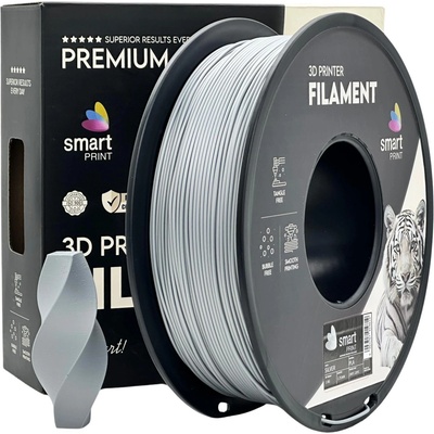 Smart Print FG-S67-E1, 3D филамент, PLA, 1, 75mm, 1000g, Сребрист (Silver) (FG-S67-E1)