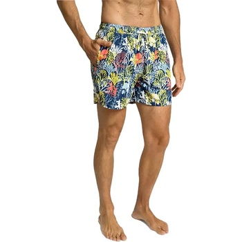 Hackett Бански гащета Hackett Coral swimming shorts - Multicolor (Navy)