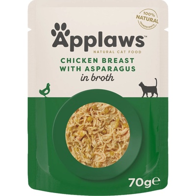 Applaws kuracie prsia a špargľa 70 g