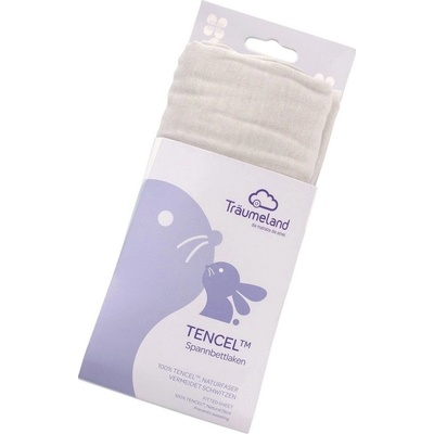 Träumeland Prostěradlo Tencel světle šedé 120x60/140x70
