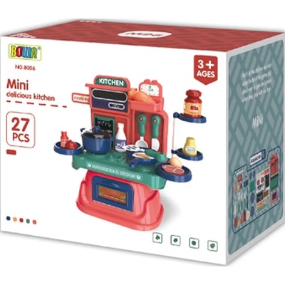 Bowa Игрален комплект Bowa - Мини кухня, 27 части (ZY1218045/8056)