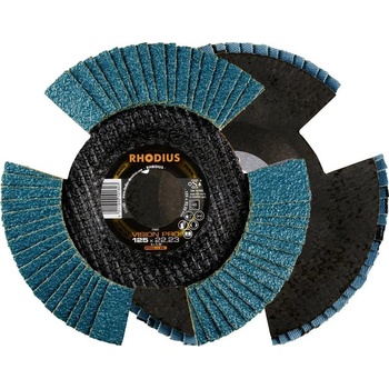 Rhodius Vějířovitý brusný kotouč 125 x 22.23 mm 211303 5 ks