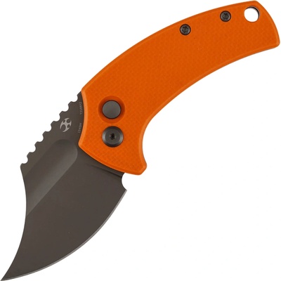 Kansept Wasp Gray TiCn Coated 154CM with Orange G10 handle T2144F2
