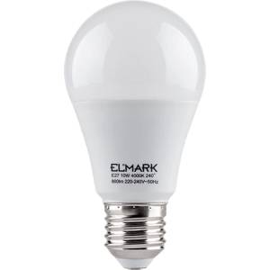 ELMARK Led ЛАМПА pear a60 smd2835 10w e27 230v ТОПЛО БЯЛ (99led585)