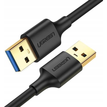 Ugreen 10370 Priama zástrčka USB-A, 1m, černý