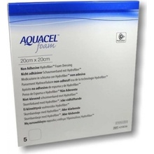 AQUACEL Foam neadhezívne penové krytie 20 x 20 cm 5 ks