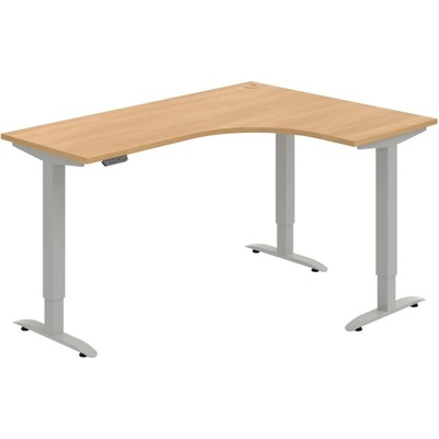 OFFICE PRO s.r.o. HOBIS trigon elektr.staviteľný stôl pamäť.ovlád. - MST 2M 60 L, dub