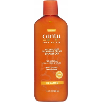 Cantu Shea Butter šampón pre vlnité a kučeravé vlasy 400 ml