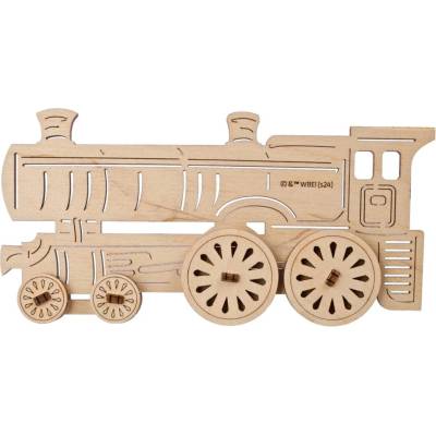 UGEARS 3D vybarvovací puzzle Bradavický expres 13 ks