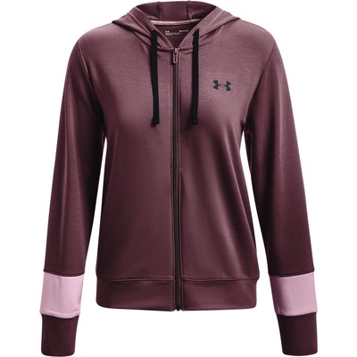 Under Armour Rival Terry CB FZ Hoodie-PPL 1370941-554