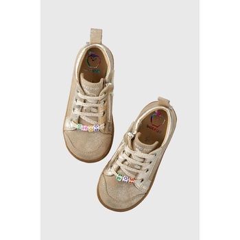Shoo Pom Детски половинки обувки от кожа Shoo Pom в бежово (P4AAEI0402)