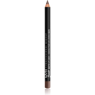 NYX Professional Makeup Suede Matte Lip Liner матиран молив за устни цвят 21 Brooklyn Thorn 1 гр