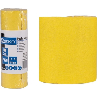 Geko Brusný papír – role 115 mm x 3 m P120 (Geko)