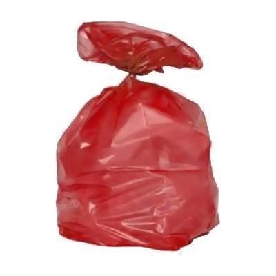 Manutan Pytle 120 l 40 μm 250ks červený