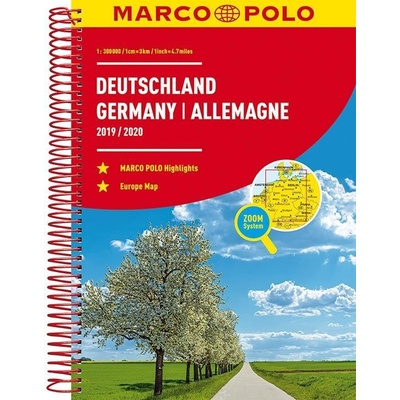 Marco Polo Německo 1:300 000 autoatlas