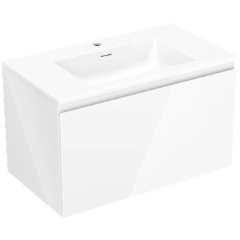 Mexen Orio баня шкаф 80 см с мивка Otis, 1 чекмедже, бял гланц - 91A10-08047-1-BF00-W18M00 (91A10-08047-1-BF00-W18M00)