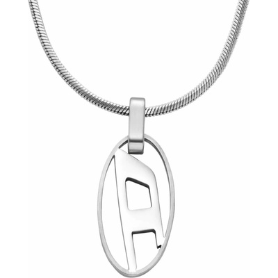 Diesel Oval D Logo pánský náhrdelník ocelový DX1342040 – Hledejceny.cz
