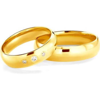 Image 1 of SAVICKI Сватбени халки: злато, полукръгъл профил. 5 мм