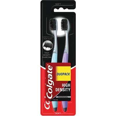 Colgate High Density Charcoal měkký 2 ks
